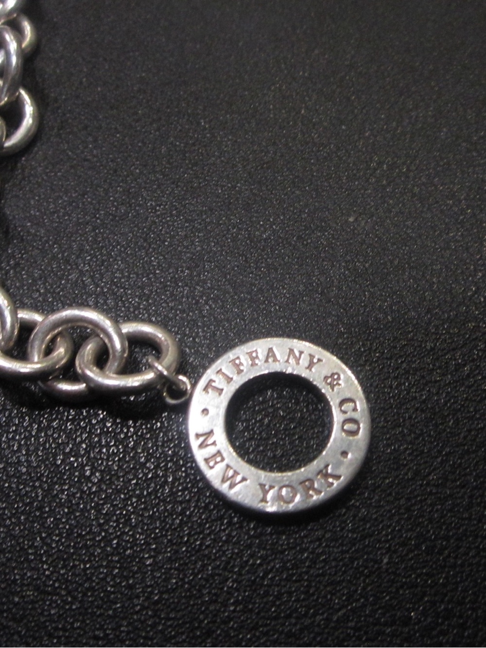 Tiffany & Co. Sterling Silver Round Charm necklace - Silver